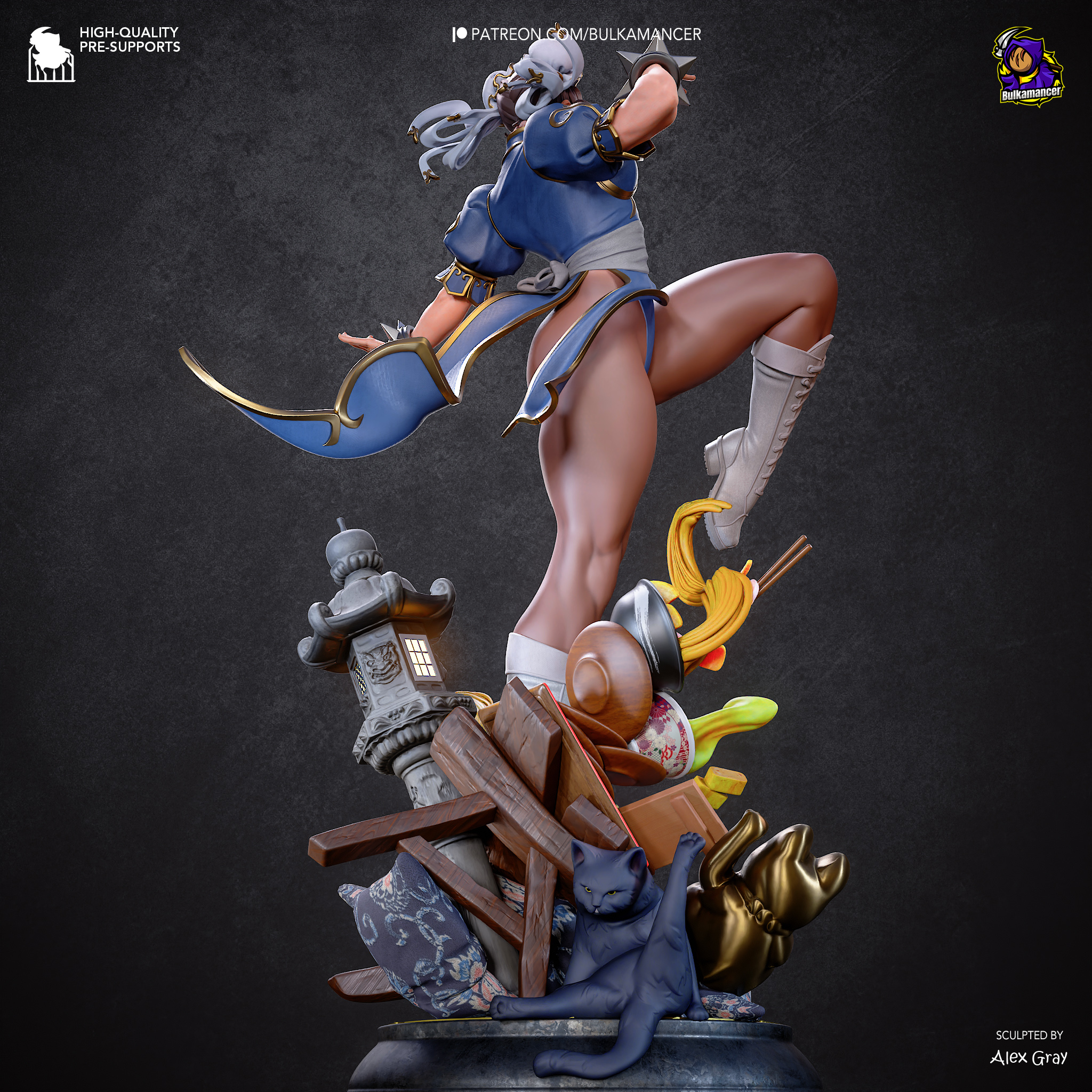 Chun-Li (Street Fighter) Resin Statue - Image 2