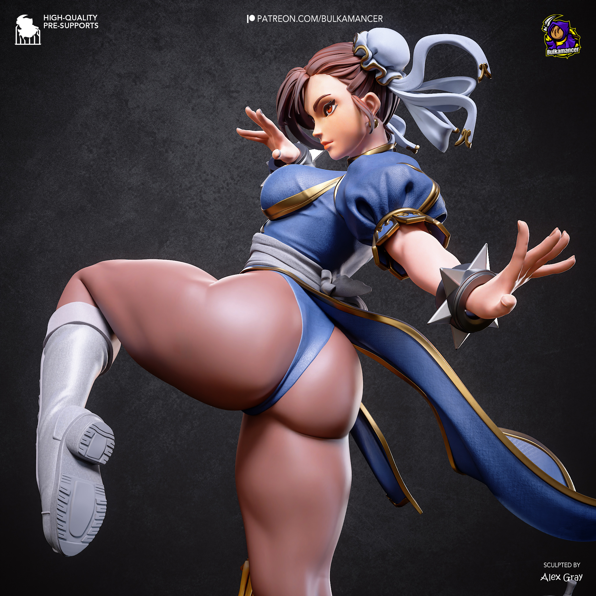 Chun-Li (Street Fighter) Resin Statue - Image 8