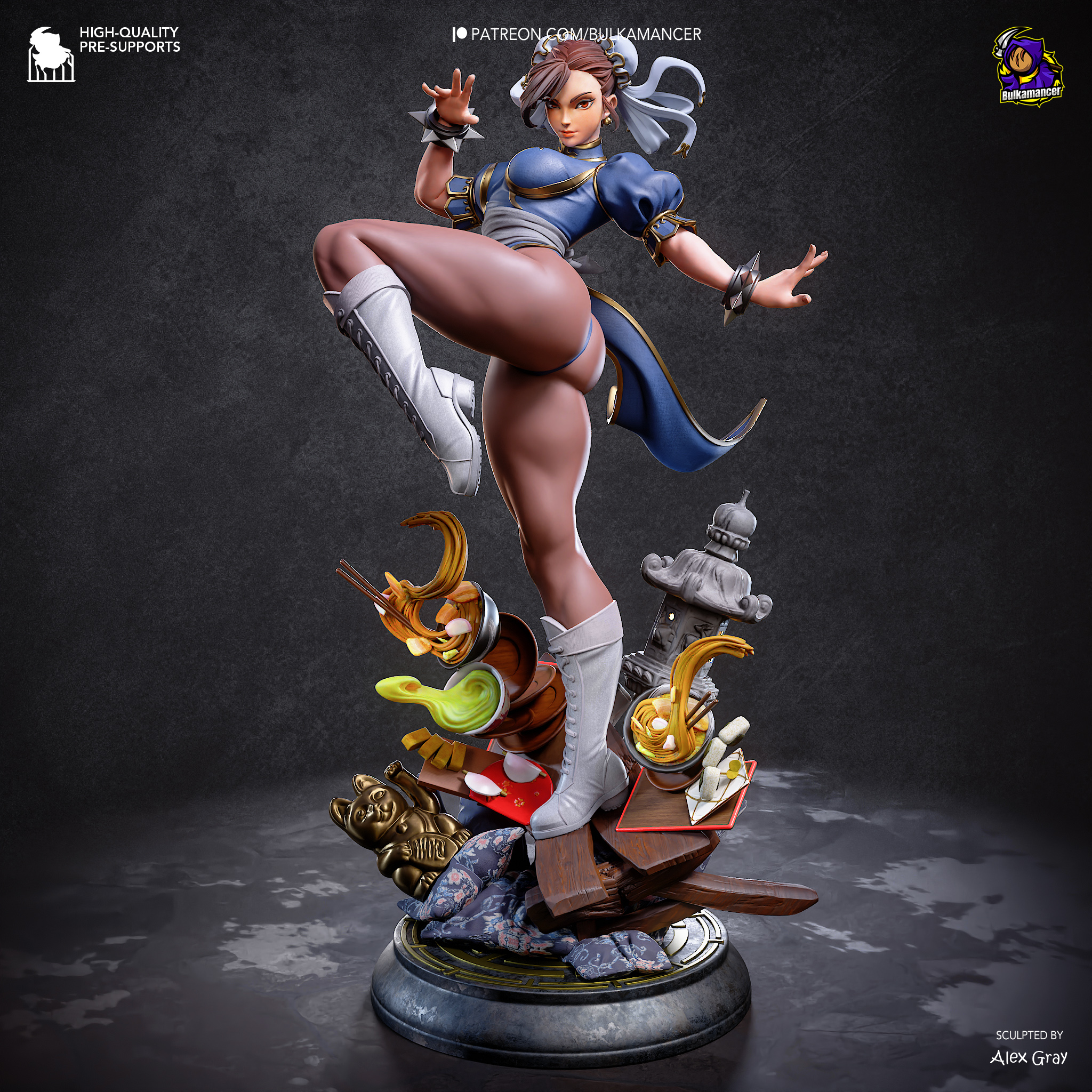 Chun-Li (Street Fighter) Resin Statue - Image 6