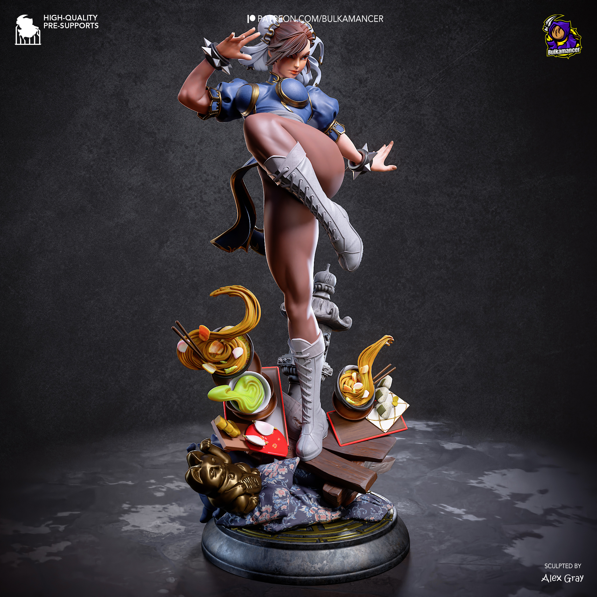 Chun-Li (Street Fighter) Resin Statue - Image 5