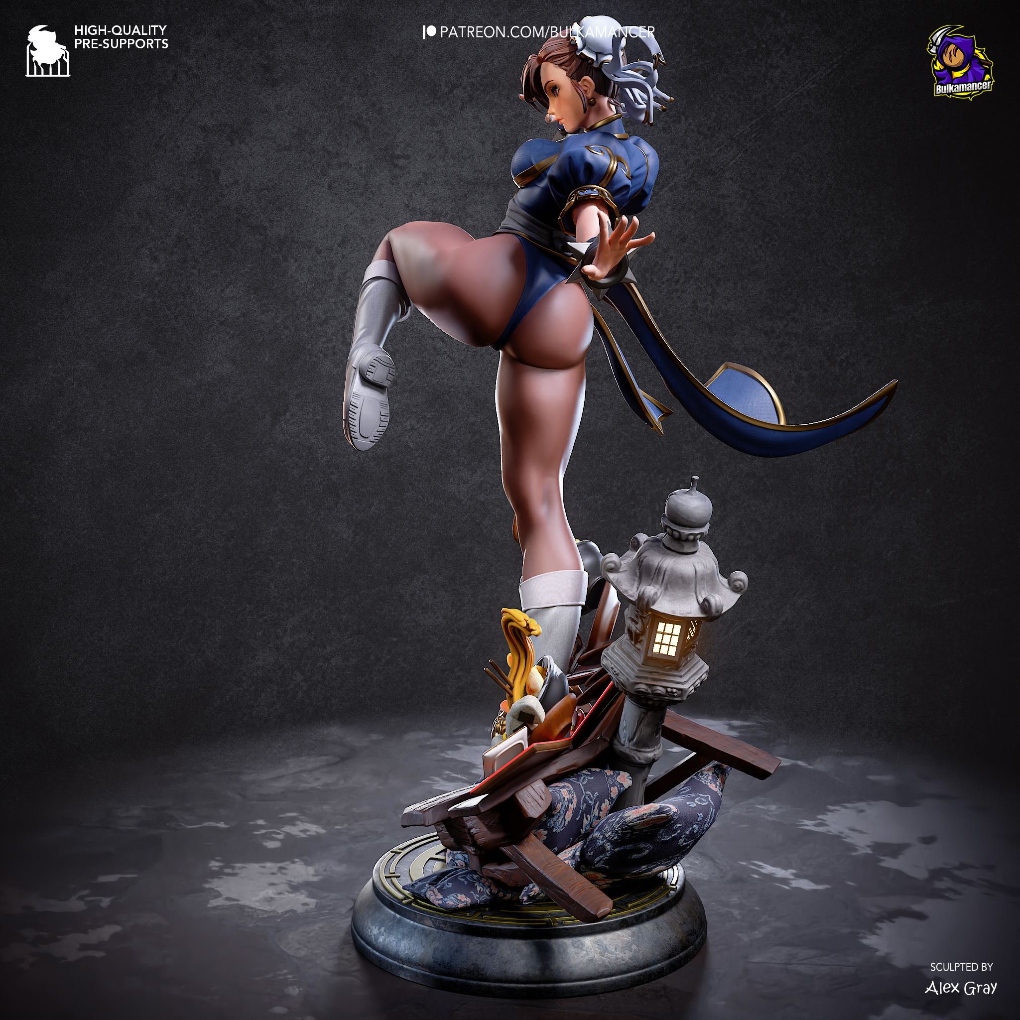 Chun-Li (Street Fighter) Resin Statue - Image 4
