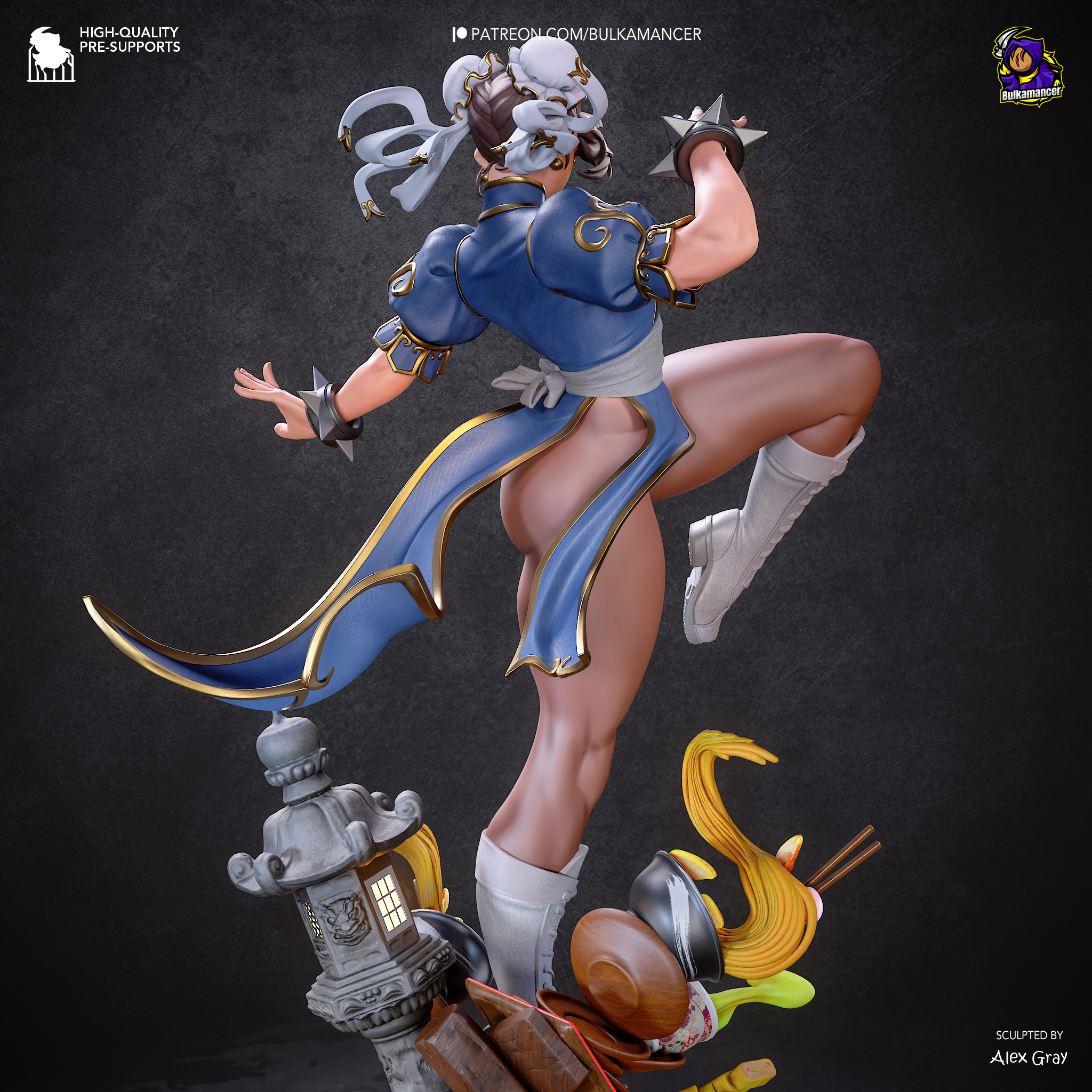 Chun-Li (Street Fighter) Resin Statue - Image 3
