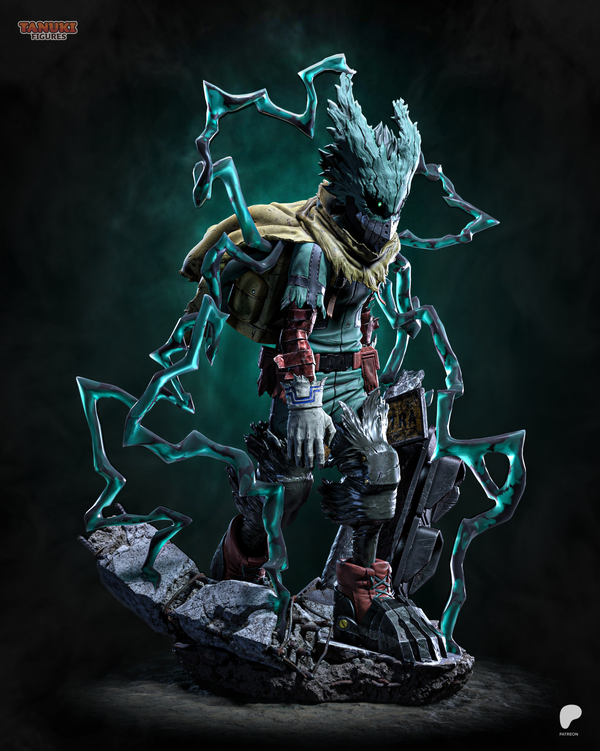 Deku | My Hero Academia Resin Statue | Painted or Unpainted | 3D Printed Collectible - Image 3