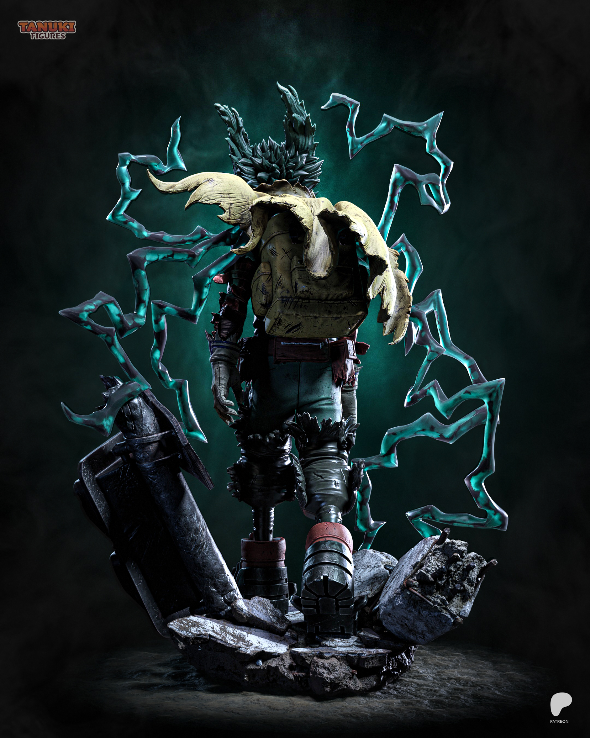 Deku | My Hero Academia Resin Statue | Painted or Unpainted | 3D Printed Collectible - Image 12
