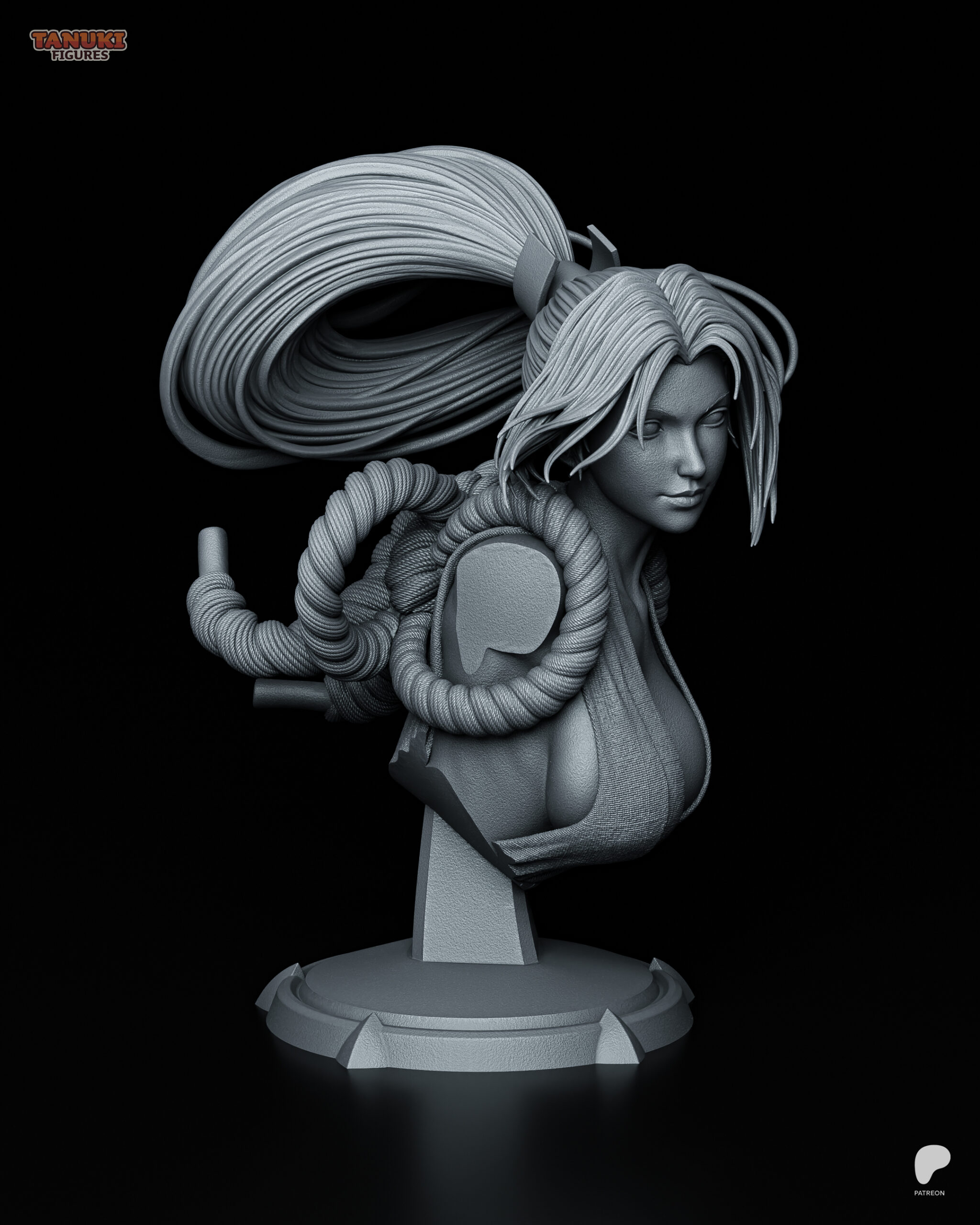 Mai Shiranui Bust (The King of Fighters / Fatal Fury) Resin statue - Image 5