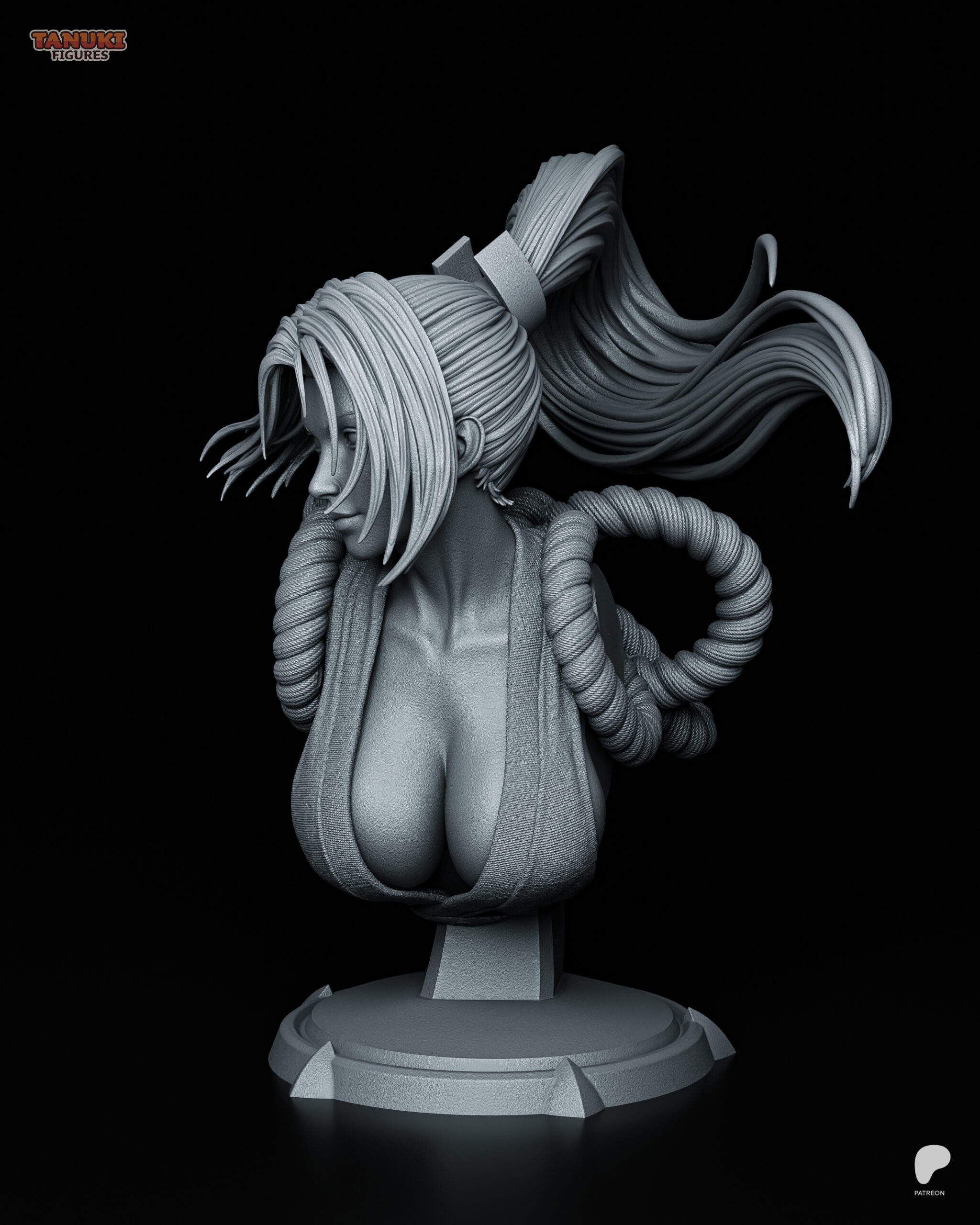 Mai Shiranui Bust (The King of Fighters / Fatal Fury) Resin statue - Image 4