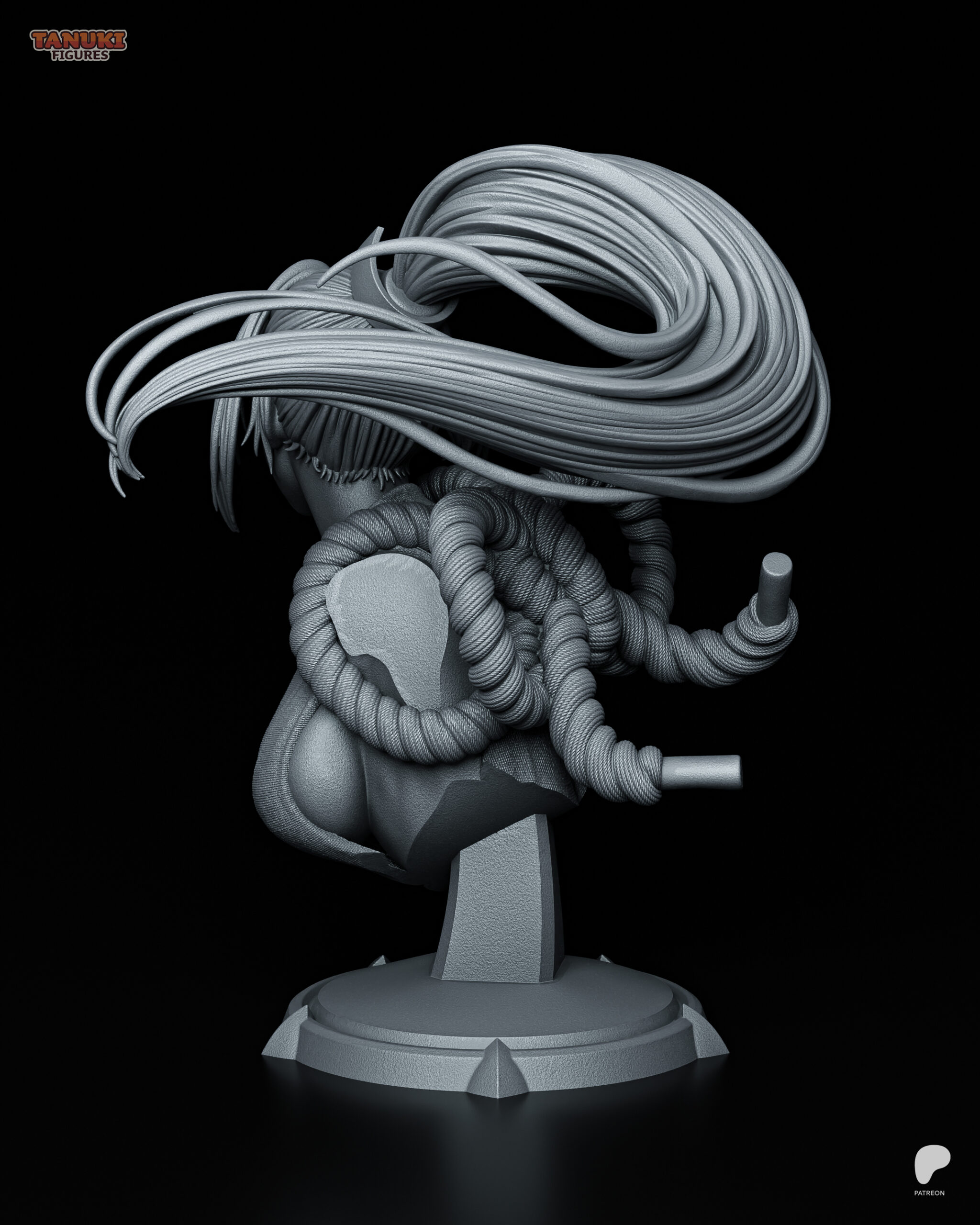Mai Shiranui Bust (The King of Fighters / Fatal Fury) Resin statue - Image 3