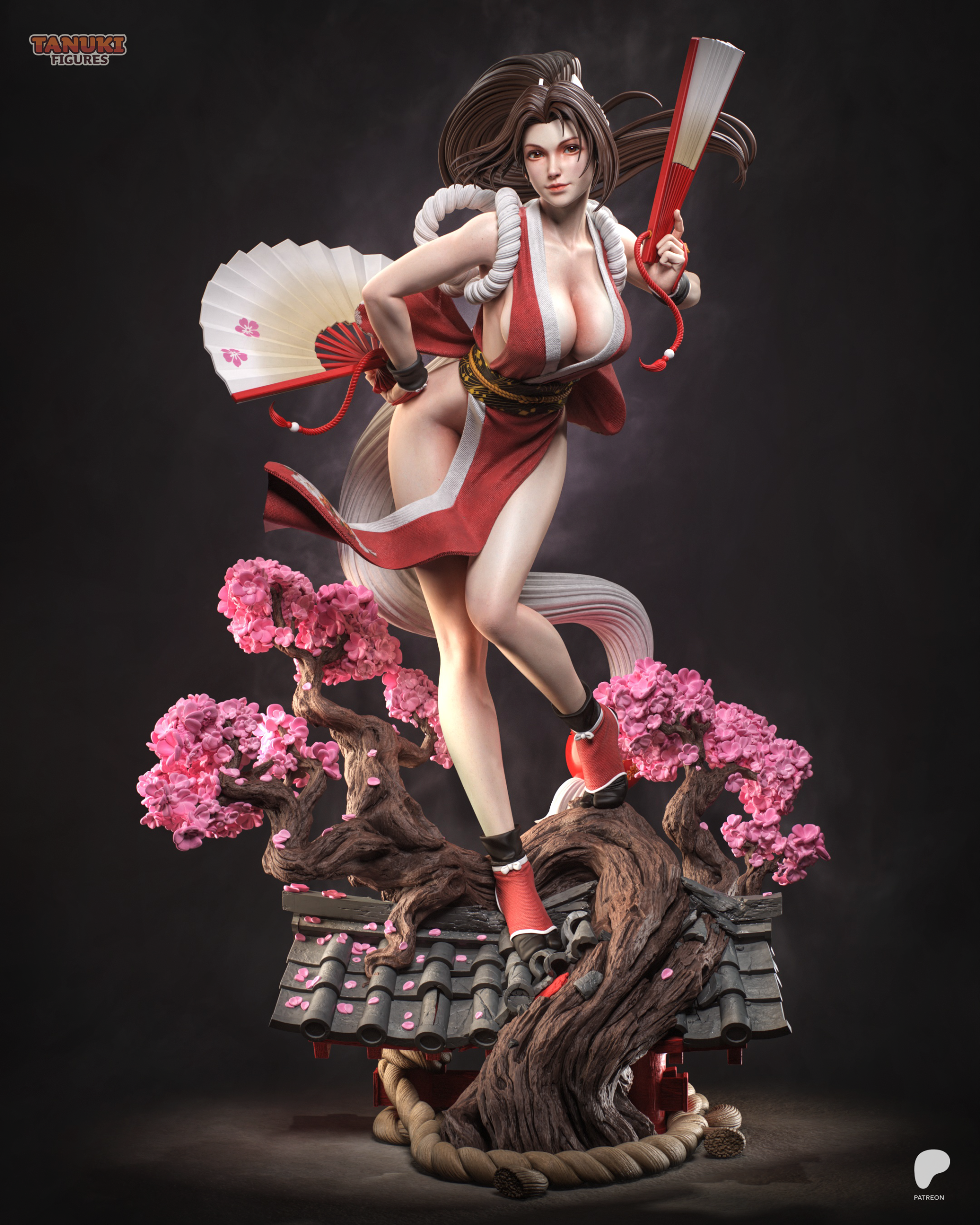 Mai Shiranui (The King of Fighters / Fatal Fury) Resin Statue - Image 8