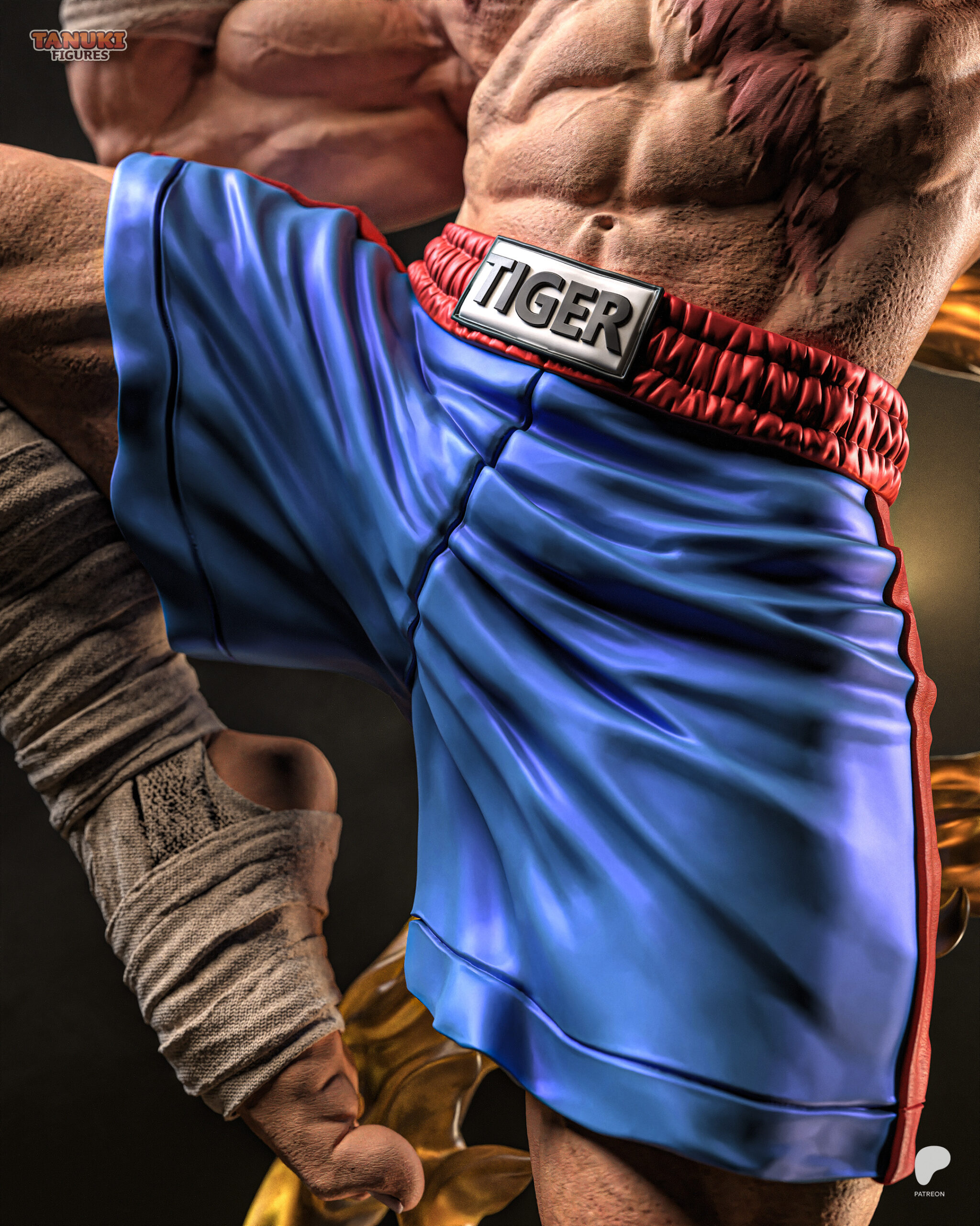 Sagat (Street Fighter) Resin Statue - Image 2